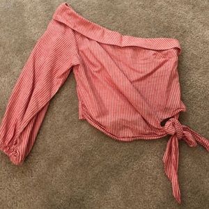 Free People one shoulder top